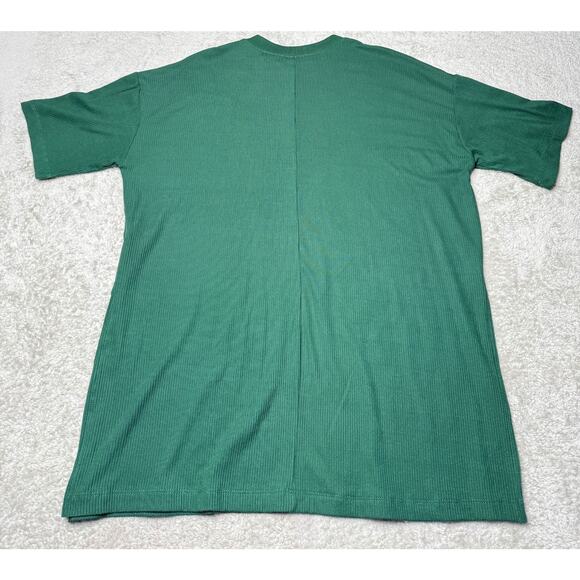 Dressed in LaLa Lex Original Hunter Green Ribbed Playsuit Womens Size L NWOT - Picture 3 of 13